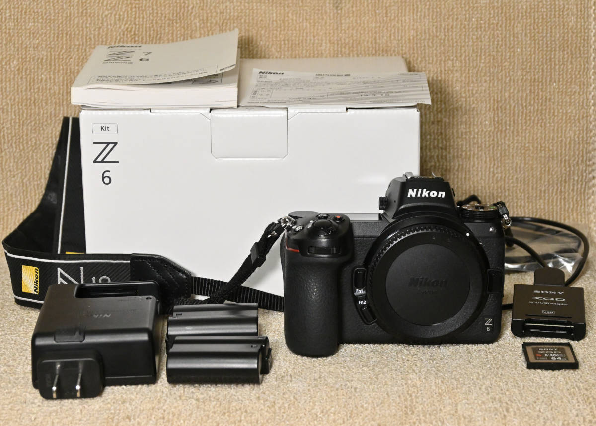 NIKON ニコン Z6ボディ 点検済み完動品 ショット数23868枚 XQD 