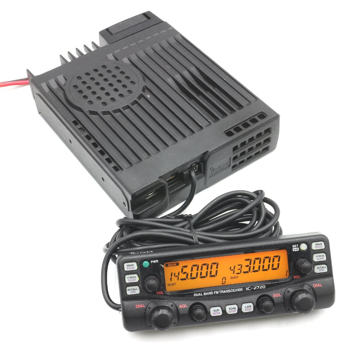 【中古品】IC-2720D　受信改造済　ICOM　144/430MHz　50/35W