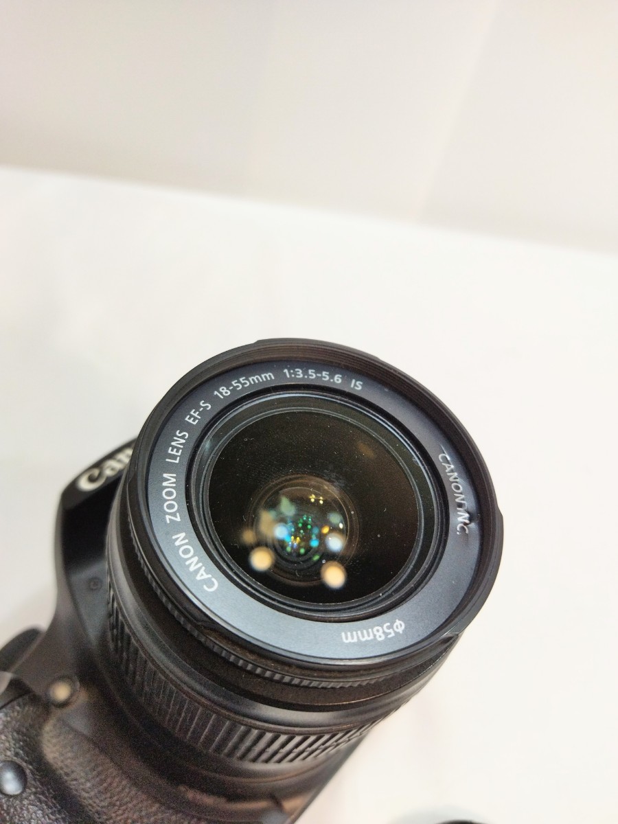 canon】 EOS Kiss キャノン カメラ 18-55mmズームレンズ 012JJHU64