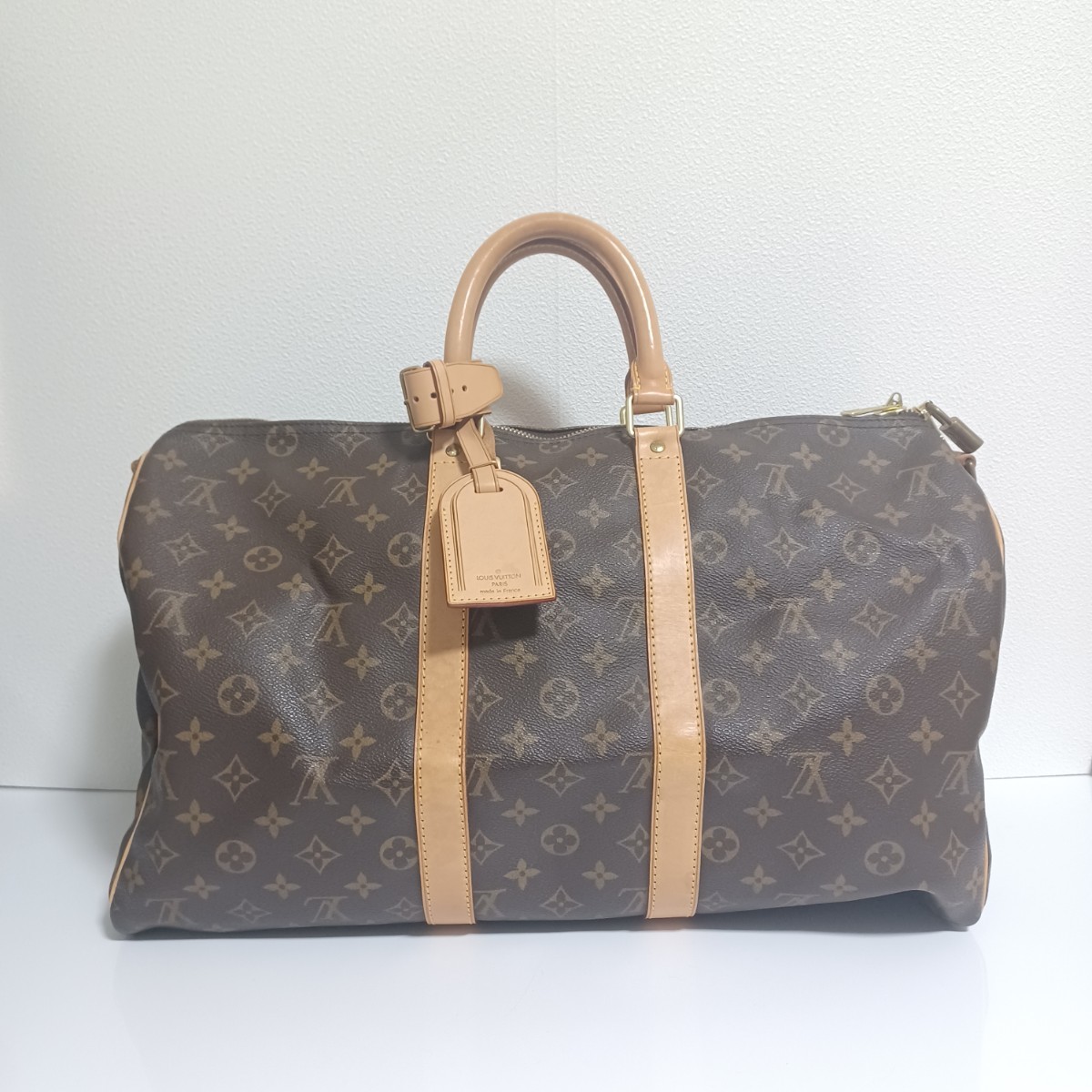 【 LOUIS VUITTON 】 ルイ・ヴィトン キーポル　モノグラム ボストンバッグ　男女兼用 ブラウン 旅行バッグ　ヴィトン　バッグ(SK)