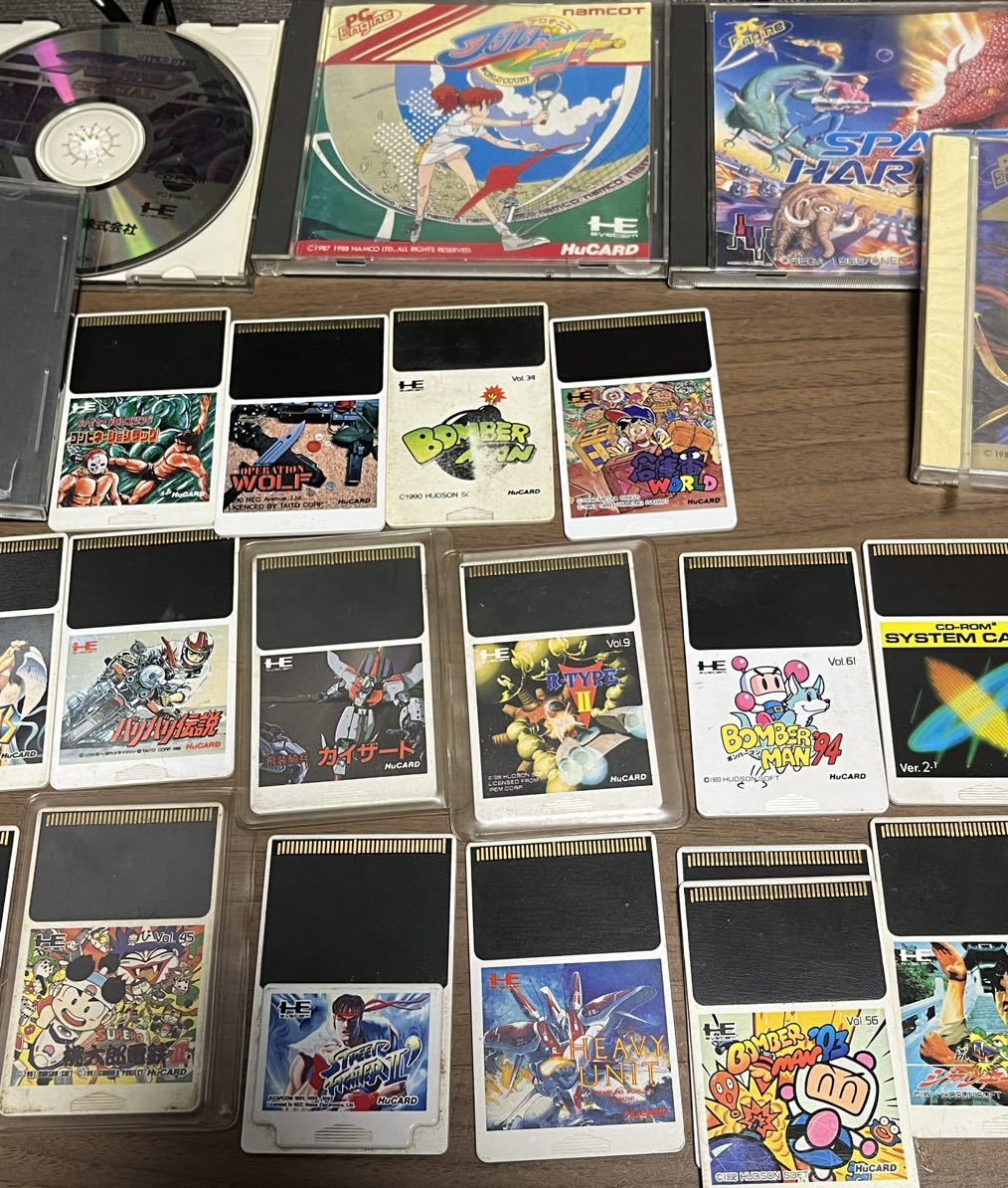PCE PCエンジンソフト Huカード まとめ売り ジャンク品 PCエンジン PCE