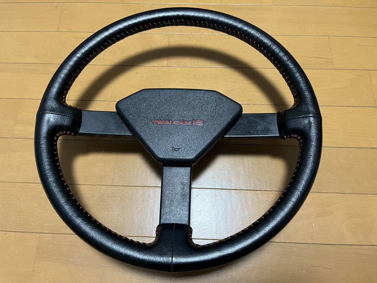 美品 AT141コロナ GT 純正ステアリング 4AG AA63 旧車 ツインカム TWIN CAM 16 ハンドル