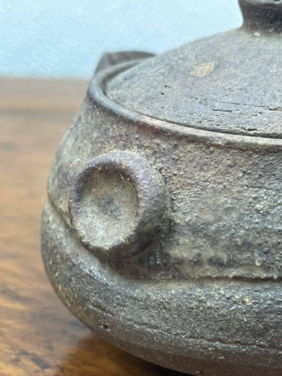 煎茶道具 備前焼 宝瓶 急須 在印 時代物 極上品 初だし品 D0917 煎茶 煎茶道具 備前焼 宝瓶 急須 在印 時代物 極上品 初だし品 D0917 煎茶