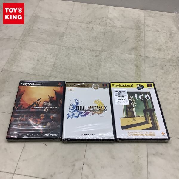1円〜 未開封 PlayStation 2 ソフト ファイナルファンタジーX、7（セブン） モールモースの騎兵隊、the Best ICO イコ
