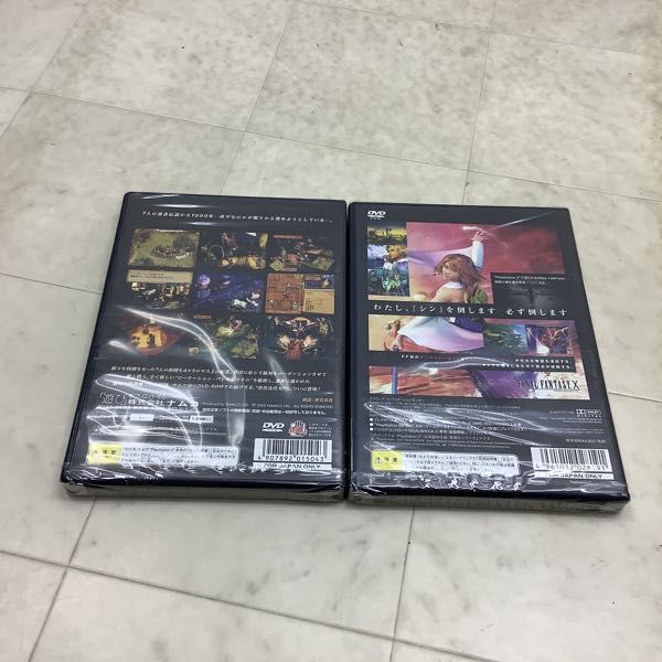 1円〜 未開封 PlayStation 2 ソフト ファイナルファンタジーX、7（セブン） モールモースの騎兵隊、the Best ICO イコ