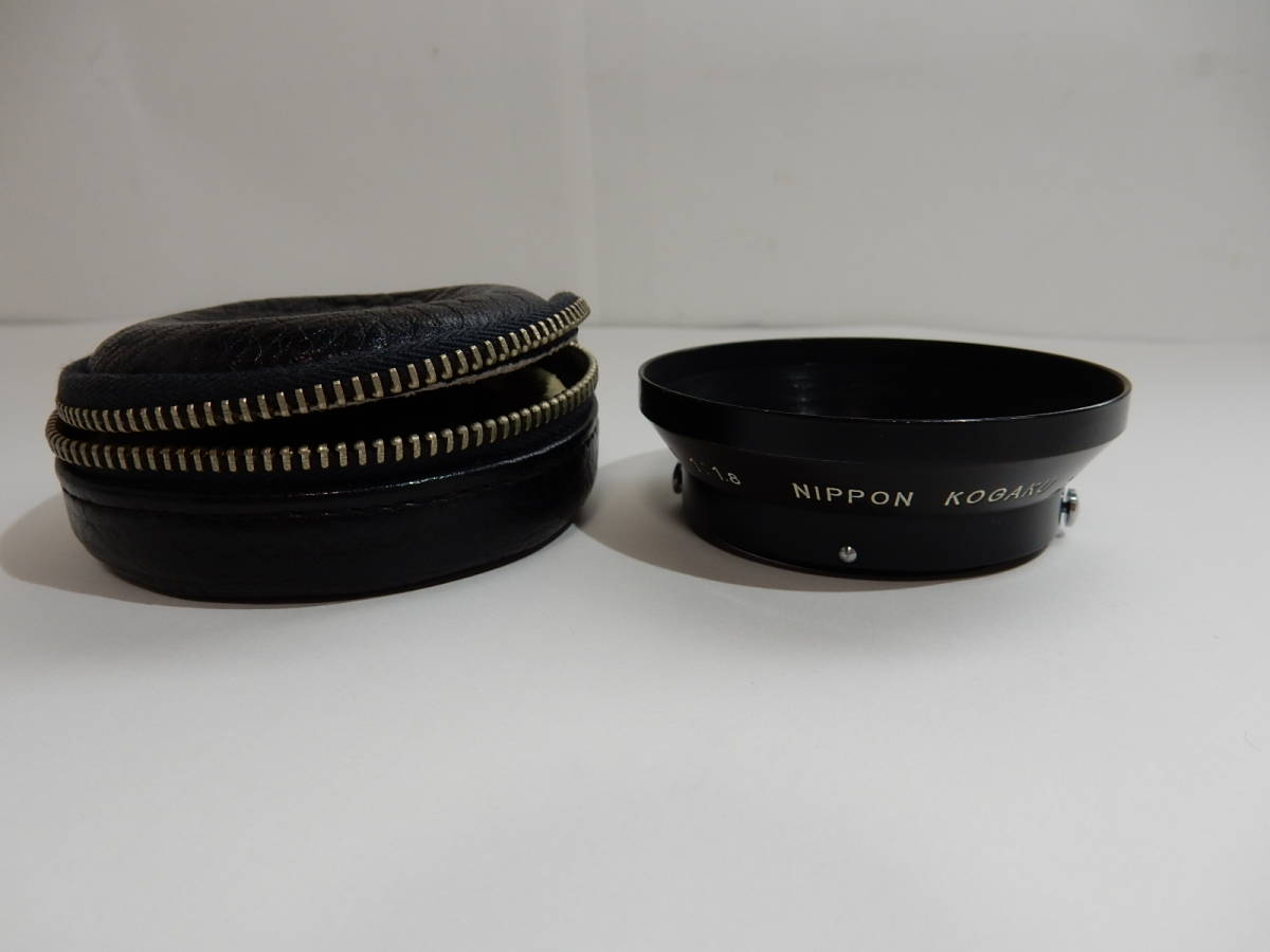 ニコン 日本光学 f=3.5cm 1:1.8 レンズフード 美品 希少 日本光学 Nikon