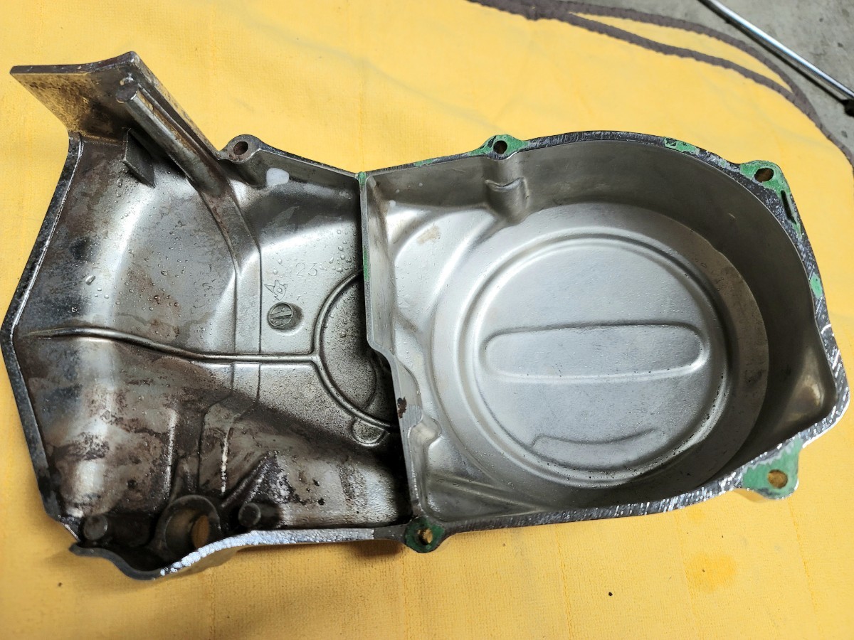 ホーク CB250T CB400T ジェネレーターカバー エンジンカバー メッキ 