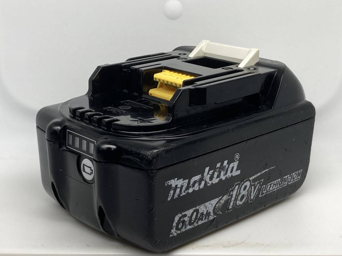 送料0】純正！マキタ バッテリー 18v 6.0Ah【BL1860B】残量表示あり 税 