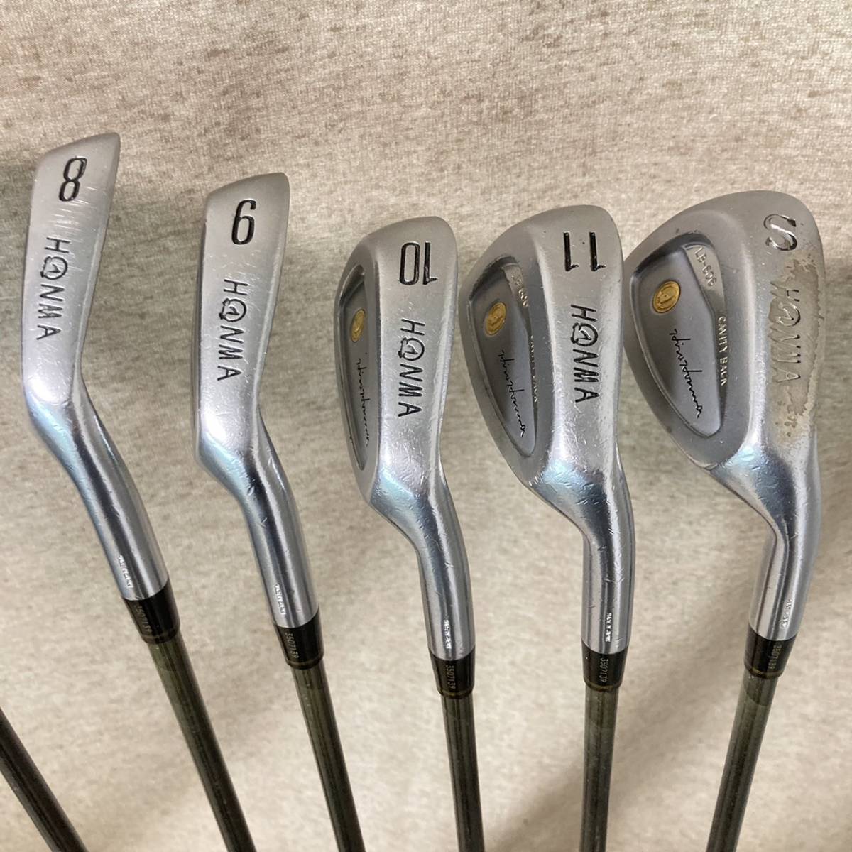 最上級 ヒロホンマ HONMA アイアンセット LB-606 CAVITY BACK 4S 4星