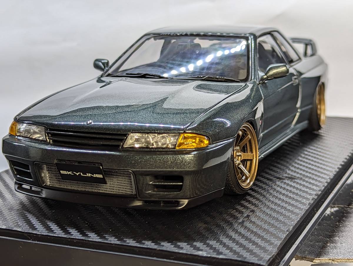 1/18 Aa オートアート スカイライン GTR R32 GTR ガンメタ AUTOart 