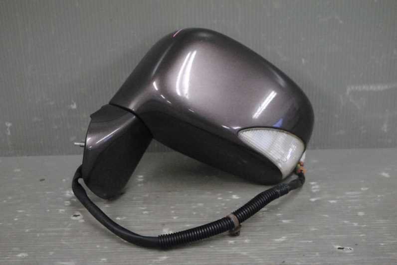 ライフ F NA 4AT 後期(JB5) 純正 HL 破損無 取付OK 動作保証 左 ドアミラー 電格 9P ウィンカー付 YR572M s008473