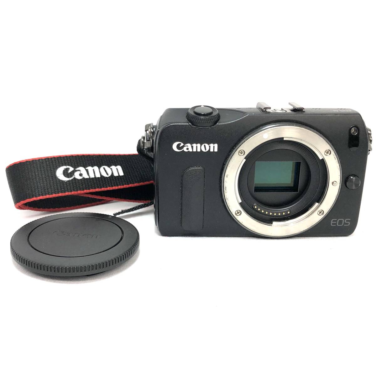 ▽Canon EOS M ミラーレス一眼カメラ ボディ ブラック 黒 撮影機材 