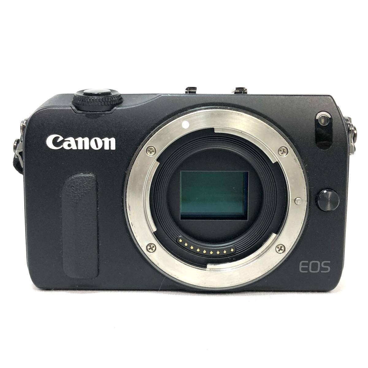▽Canon EOS M ミラーレス一眼カメラ ボディ ブラック 黒 撮影機材 