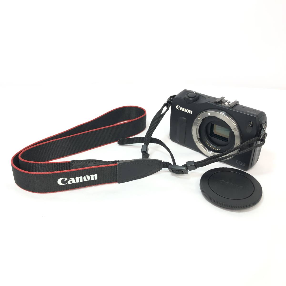 ▽Canon EOS M ミラーレス一眼カメラ ボディ ブラック 黒 撮影機材 