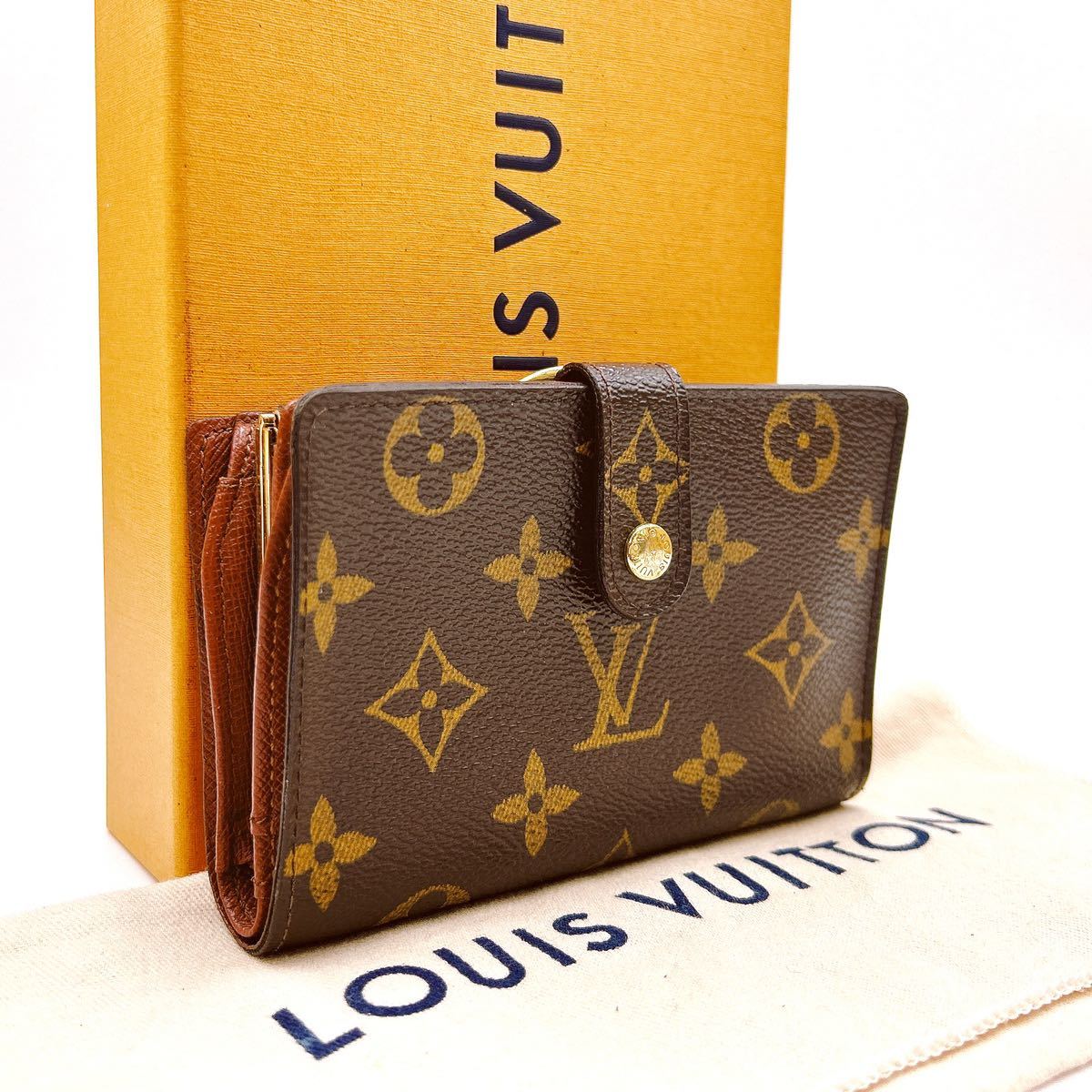 LOUIS VUITTON ルイヴィトン 財布 モノグラム マヒナ ポルトフォイユ