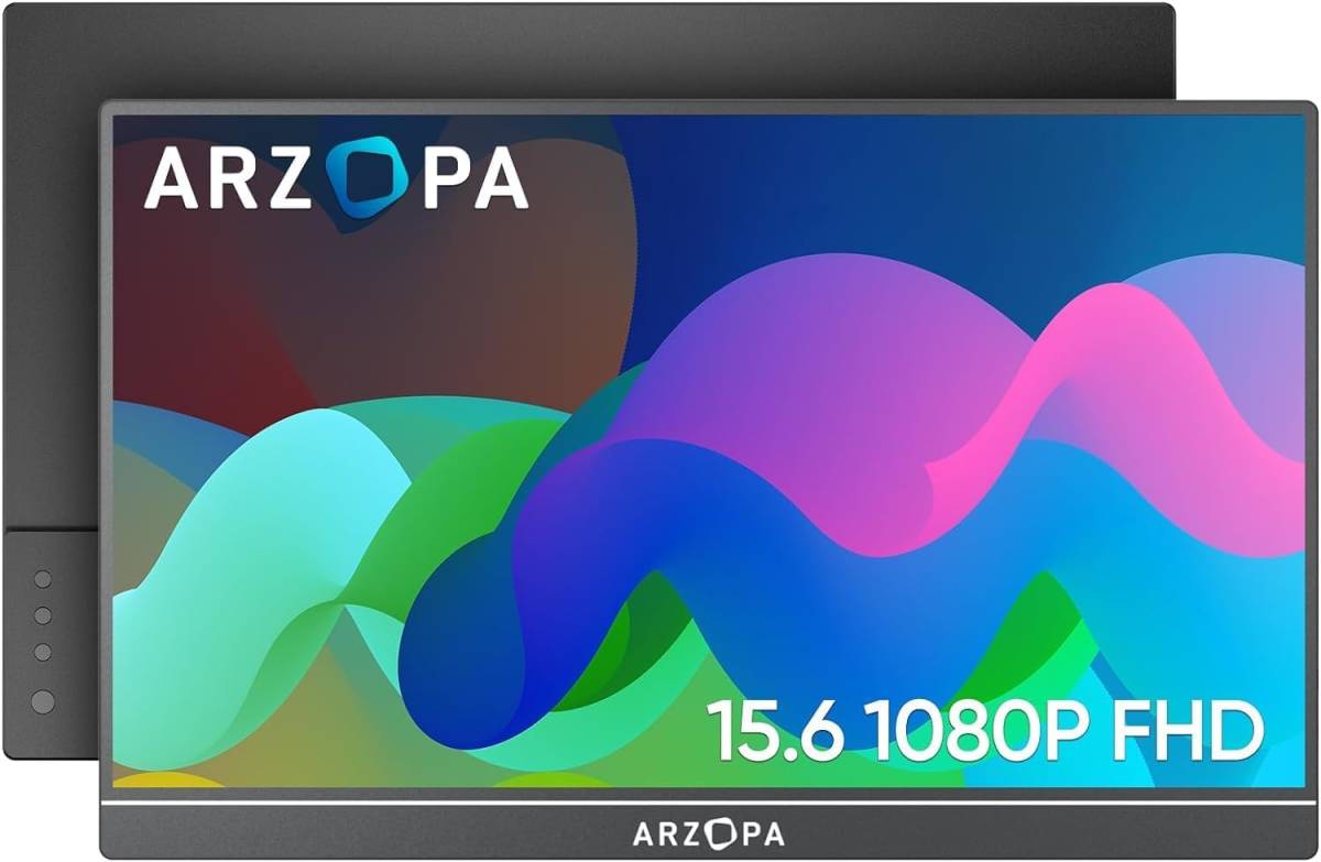 A1 15.6インチ ARZOPA FHD Arzopa モバイルモニター : 1080P 