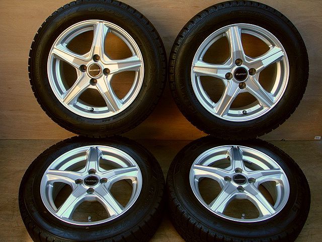 アクア/フィット・スイフト BSアルミ＆20年製175/65R15 グッドイヤー