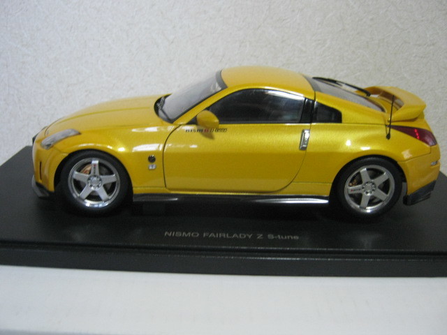 オートアート AUTOart 1/18 日産 フェアレディZ Z33 ニスモ Sチューン 2002 プレミアムサンシャイン イエロー