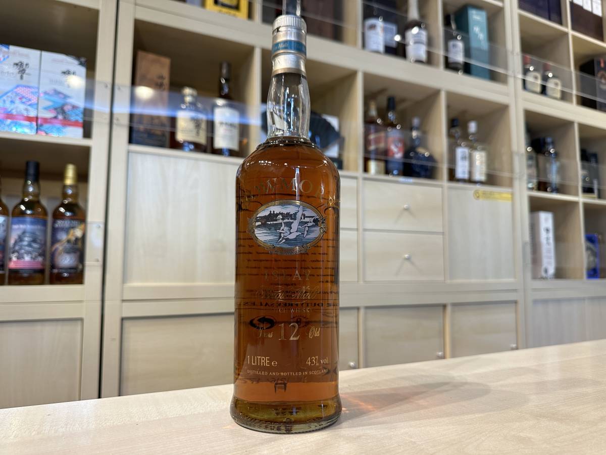 12年 カモメラベル ボウモア BOWMORE 1000ml ISLAY 43% 箱あり 