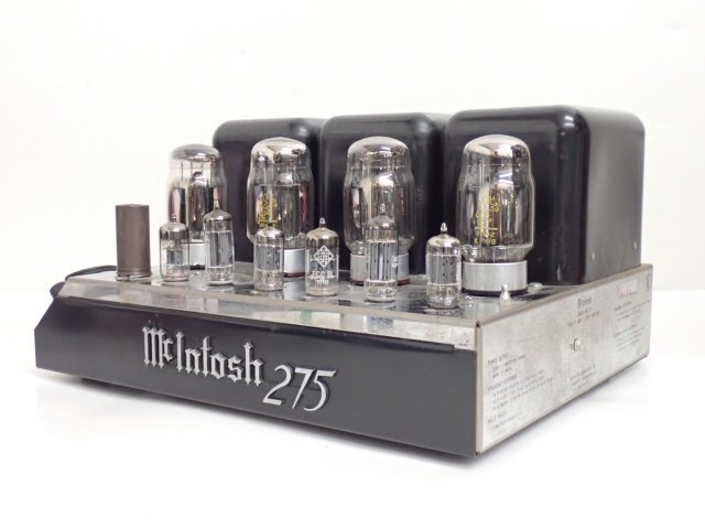 【希少】McIntosh GOLD LION製KT88使用 真空管/管球式ステレオパワーアンプ MC275 オリジナル マッキントッシュ ◆ 6C472-2