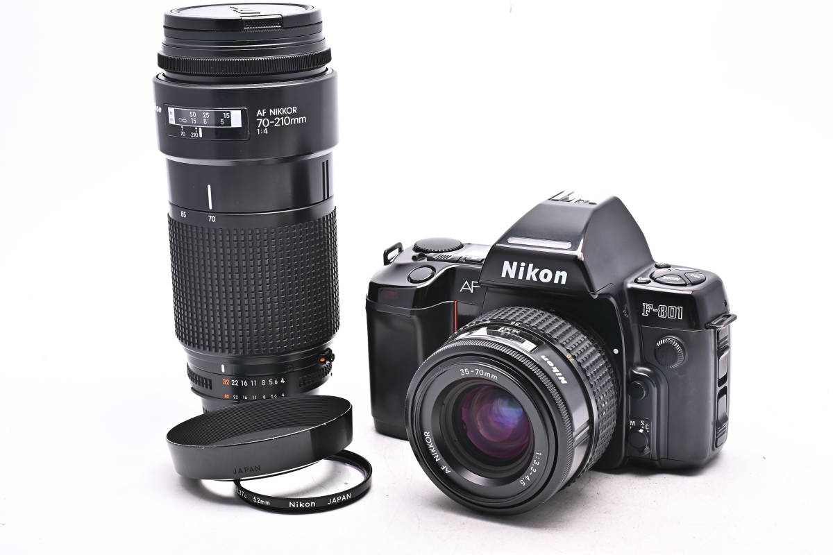 IN3-1981 Nikon ニコン F-801 AF NIKKOR 35-70mm + 70-210mm 一眼レフ