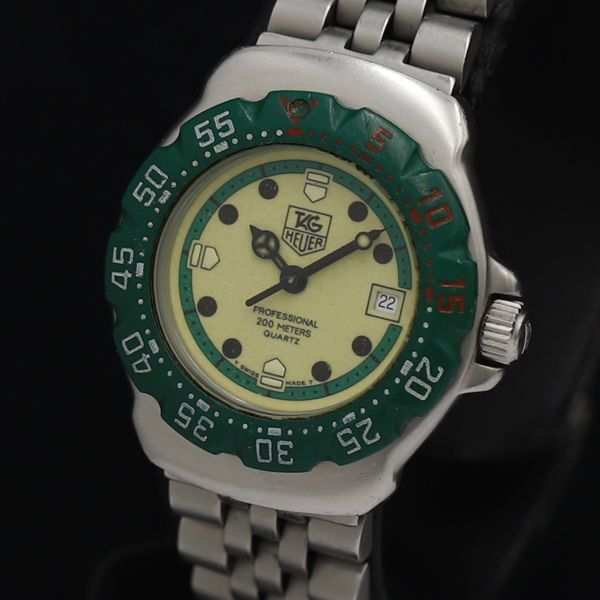1円 稼動 良品 タグホイヤー QZ フォーミュラ1 WA1412