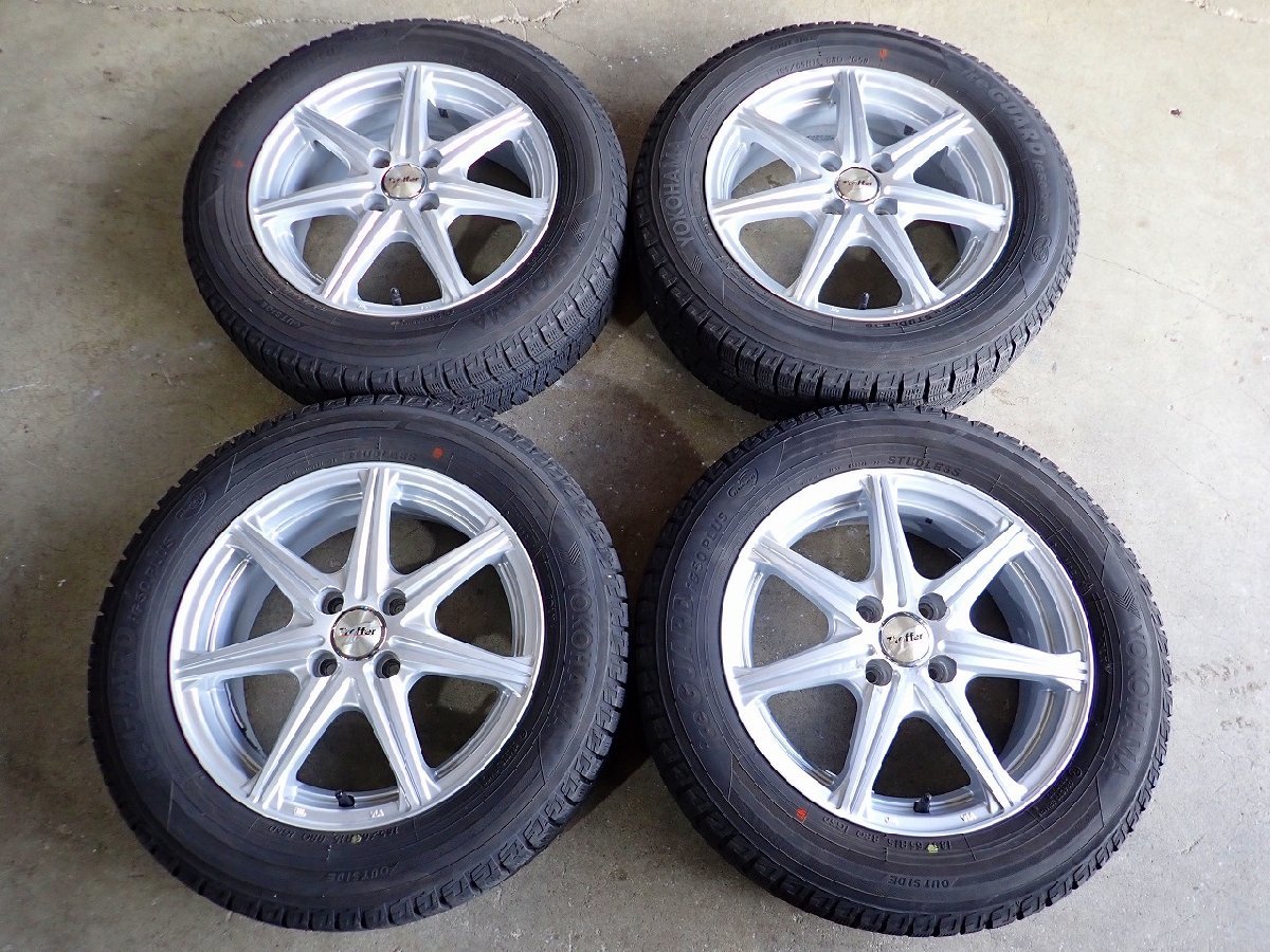 赤字超特価，定番人気 YS2682 185/65R15 ノート ティーダ GB4フリードなどに ヨコハマ スタッドレス 15&times;5.5J 100/4H ET42 1円スタート(スタッドレスタイヤ)｜売買されたオークション情報、yahooの商品情報をアーカイブ公 4穴