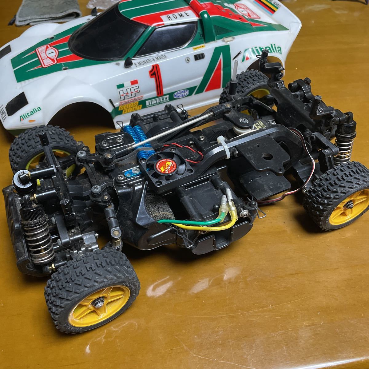 TAMIYA RC M-05Raシャーシ いたんだランチャボディ付き RC装置無し