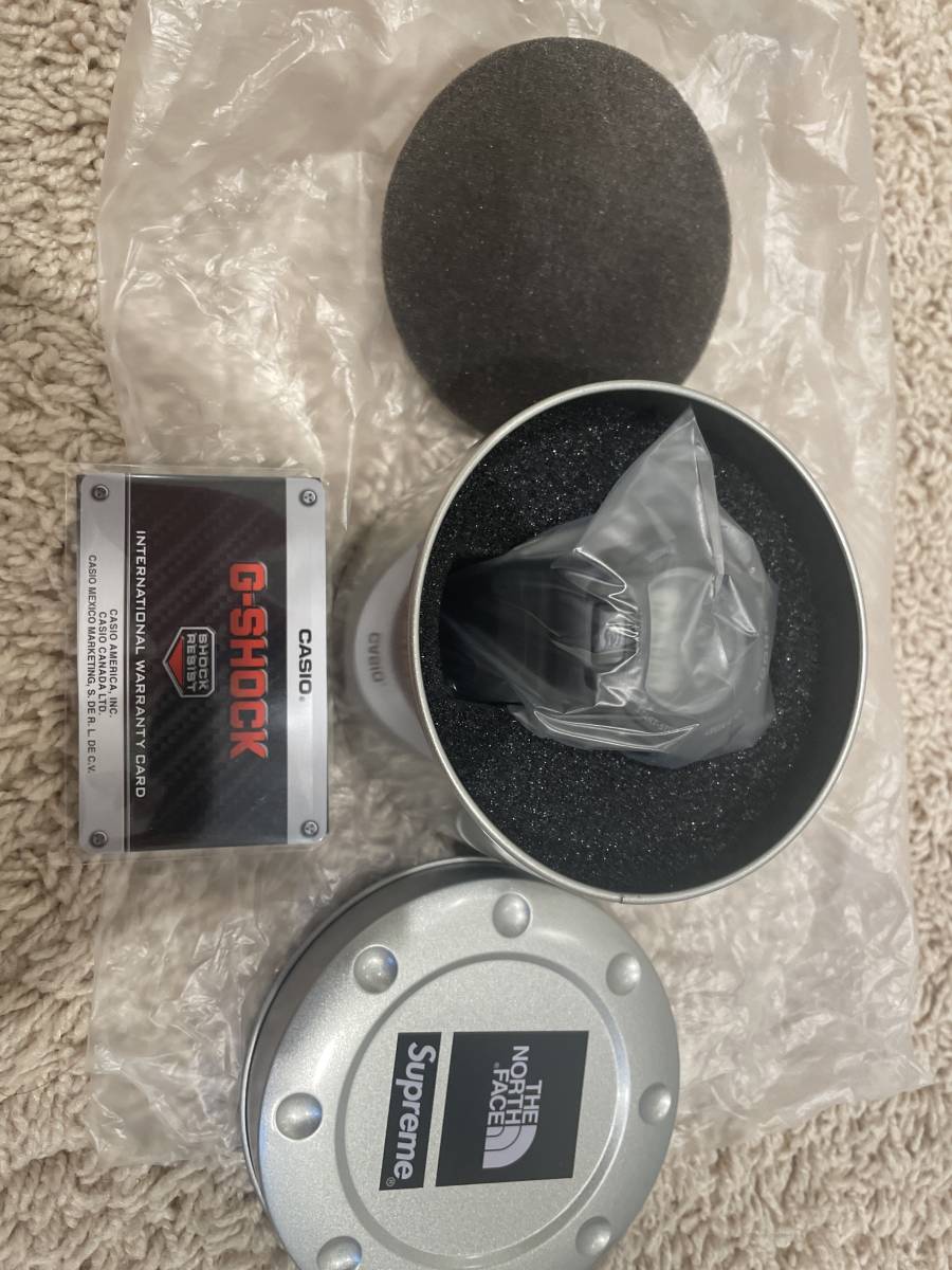 Supreme G-Shock the birth face シュプリーム　ノースフェイス　黒_4