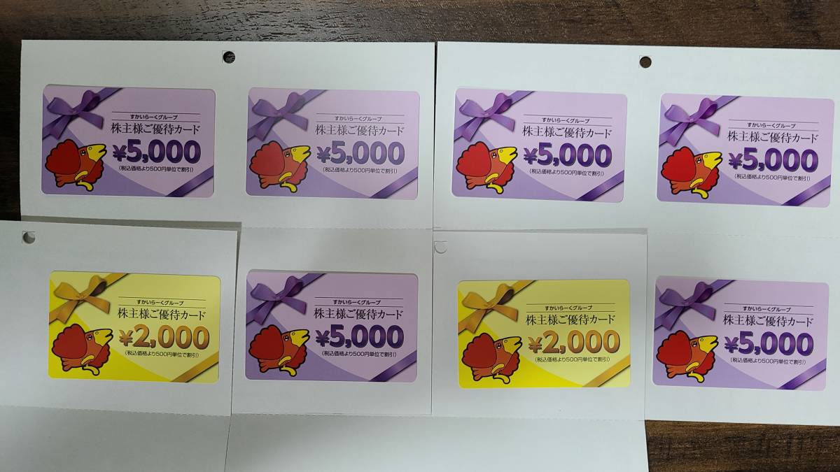 匿名配送 すかいらーく 株主優待券 34000円分 送料込