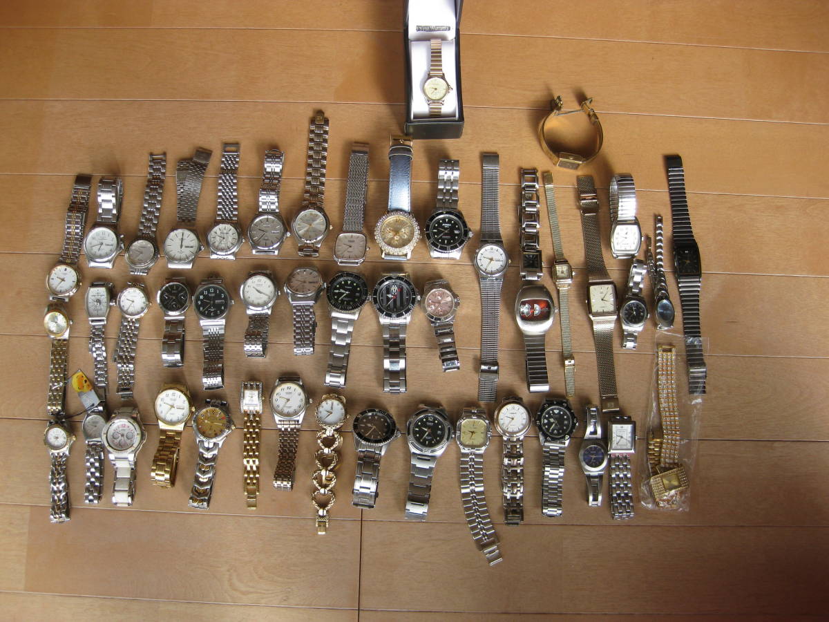 □電池交換済み 男女腕時計 RADO SEIKO CITIZEN ORIENT CASIO AVIREX他