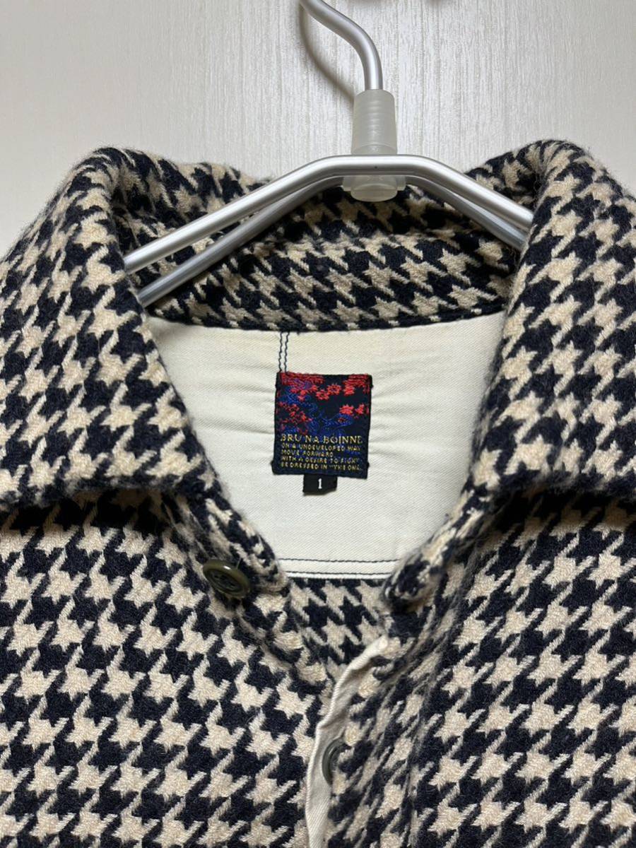 BRUNA BOINNE ピアノマンシャツ ブルーナボイン loftman 千鳥チェック エンジニアドガーメンツ post alls corona