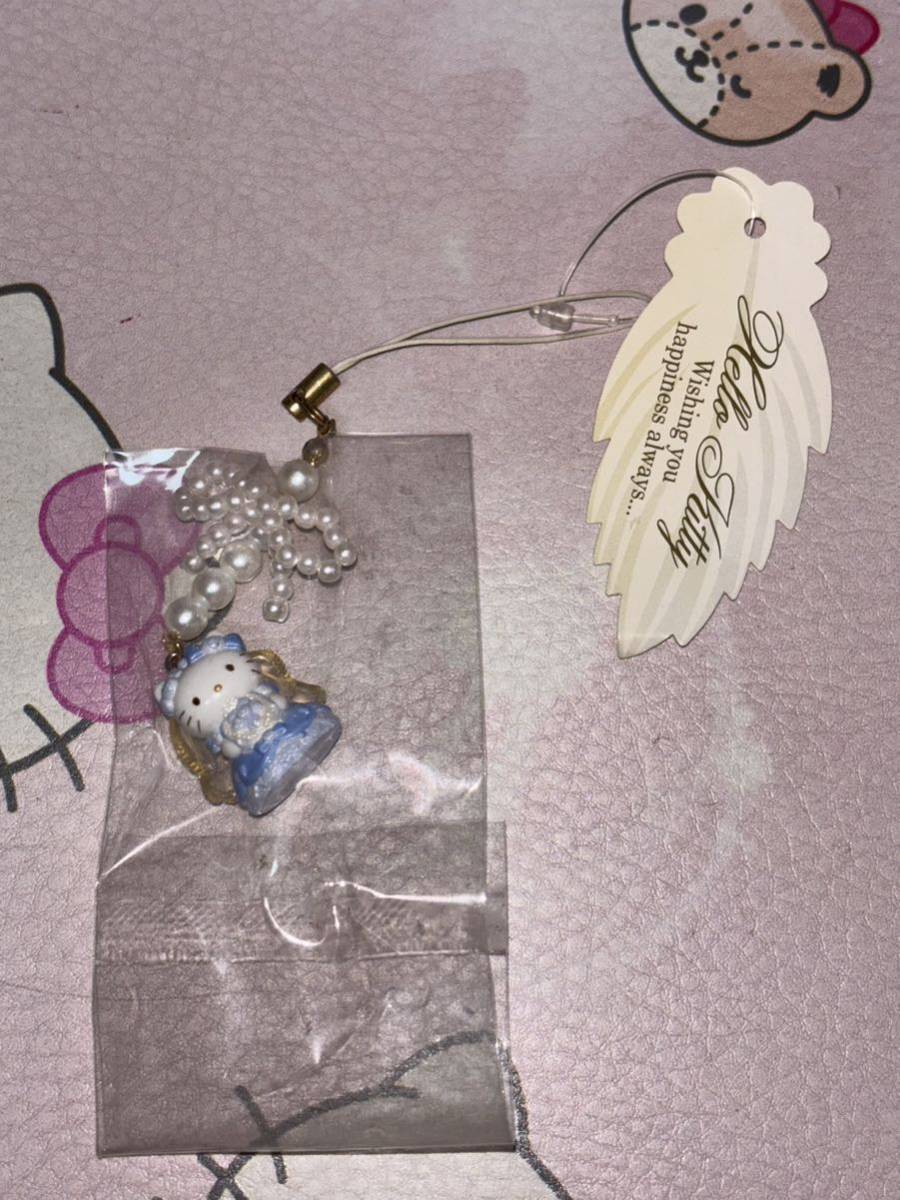 ハローキティ ウェディングドレス ストラップ Vivitix限定、ハローキティウェディングドレスストラップ・・・ブルー