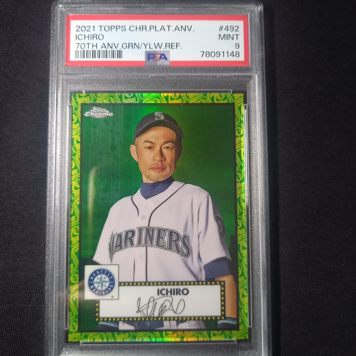 限定SALE，高品質 【99シリ】イチロー 2021 Topps Chrome Patinum 