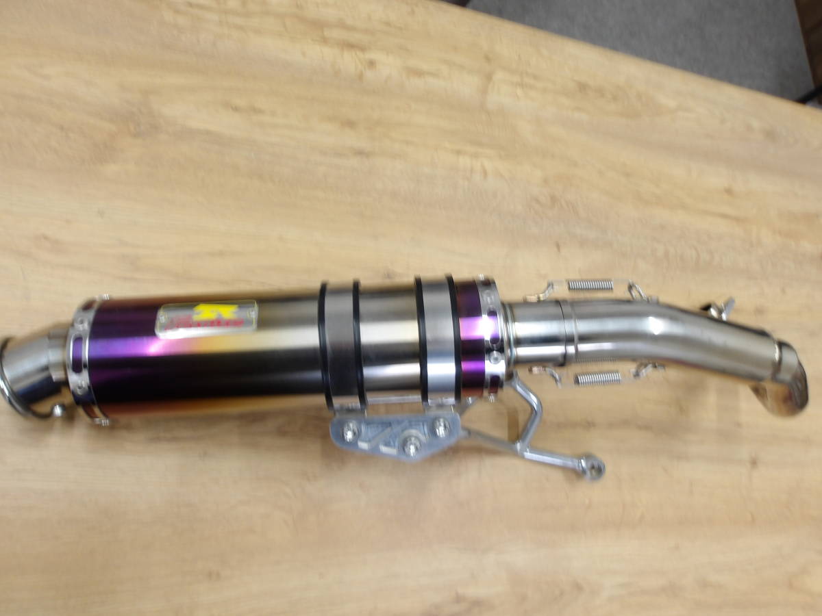 5.YAMAHA JoG ジョグ用 Realize製 チタンマフラー（SA36J/SA39J）用