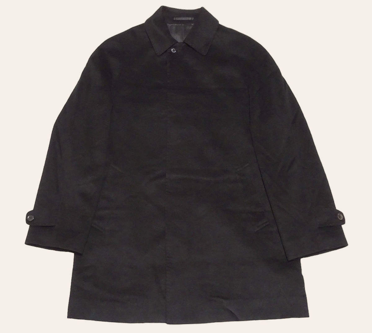 Le Chic（ル シック）/黒/カシミア100％/チェスターコート/M