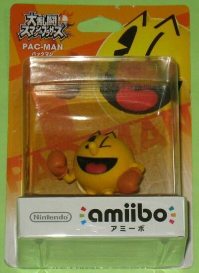 新品未開封◆amiibo アミーボ パックマン 大乱闘スマッシュブラザーズ◆送料300円