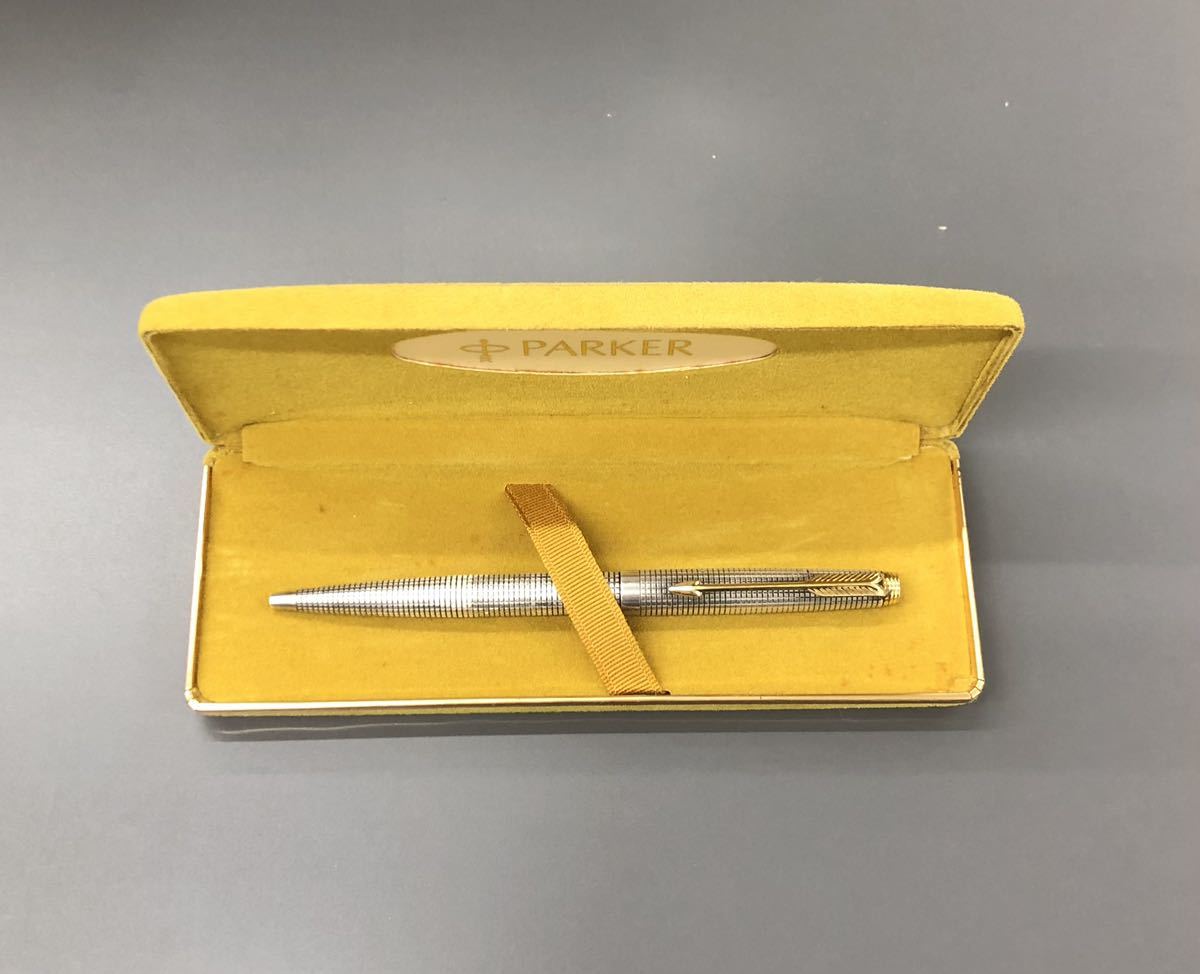 PARKER パーカー ボールペン スターリングシルバー ノック式 Made in 