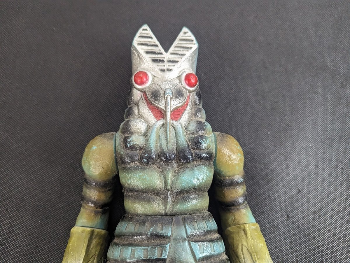◇M-690/当時物 バンダイ バルタン星人 ソフビ 1984年 全高約36.5cm