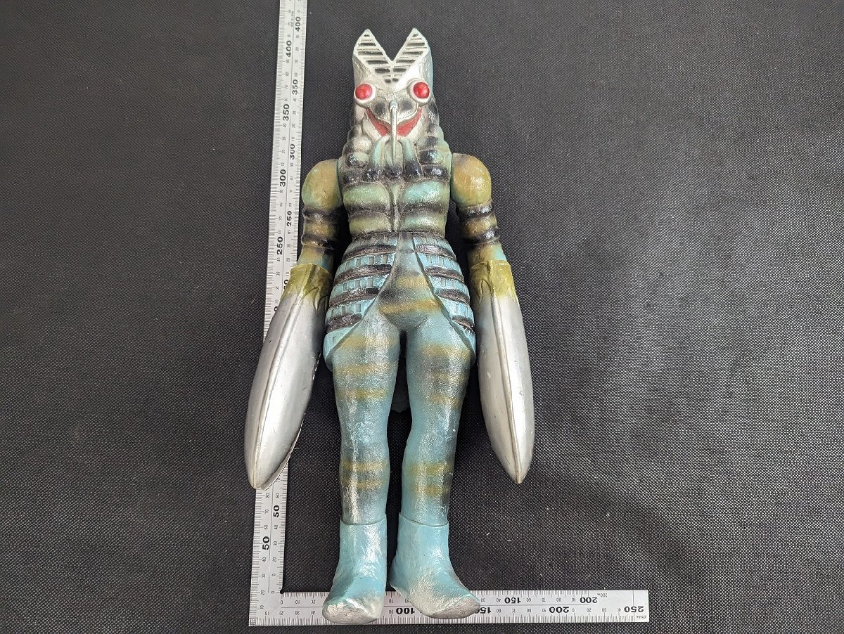 ◇M-690/当時物 バンダイ バルタン星人 ソフビ 1984年 全高約36.5cm
