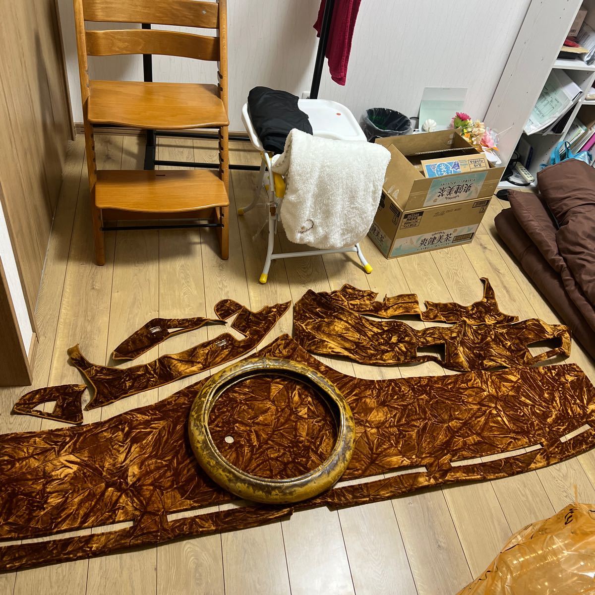 ダッシュマット | 受注製作 ピラーカバー つけまピラー ☆花かご☆17 