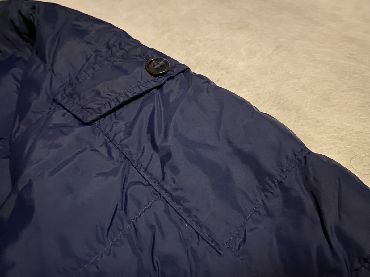 希少 L 80s eddie bauer 黒タグ ドライバーズ ダウンプルオーバー 