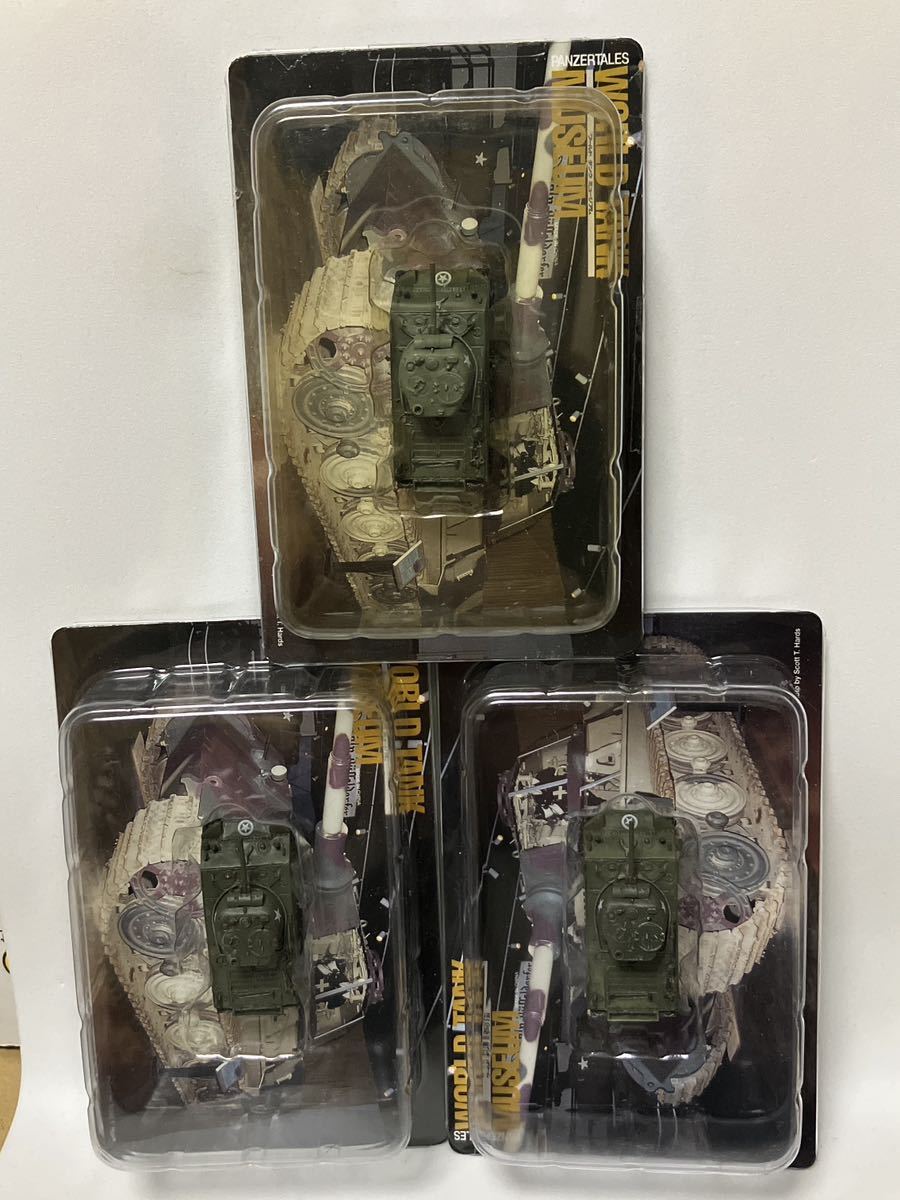 1/144 M4A3 シャーマン 単色迷彩 ×3 ワールドタンクミュージアム8弾 シャーマン ワールドタンクミュージアム M4A3