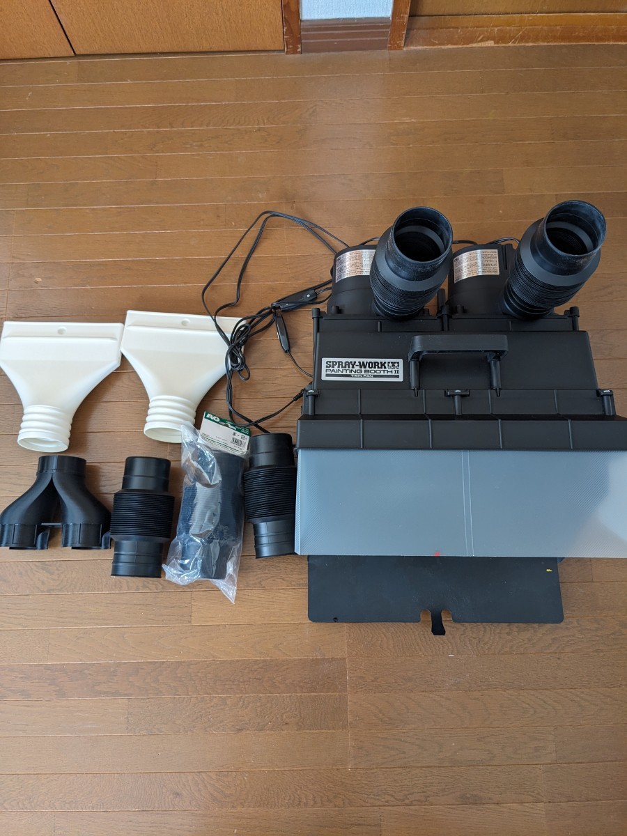 M◇中古品◇塗装用品 タミヤ ペインティングブースⅡツインファン中古品 『