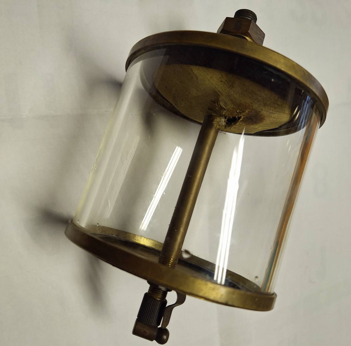 オール真鍮製 ガラスオイラー中古品 発動機 アンティーク 骨董 Yahoo
