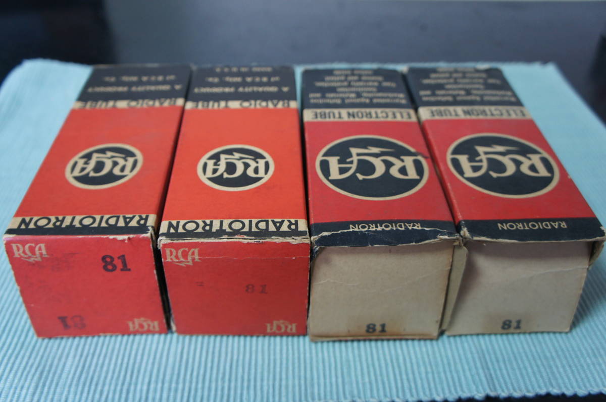 ★RCA 81 新品元箱 4本Set★