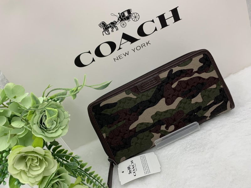 長財布 COACH コーチ 迷彩 メンズ 財布 カモフラージュ ラウンドファスナー シグネチャー 新品 - 迷彩柄 メルカリ 2026年最新コーチ+迷彩+財布の人気アイテム マルチ レザー)
