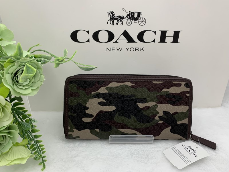 長財布 COACH コーチ 迷彩 メンズ 財布 カモフラージュ ラウンドファスナー シグネチャー 新品 - 迷彩柄 メルカリ 2026年最新コーチ+迷彩+財布の人気アイテム マルチ レザー)