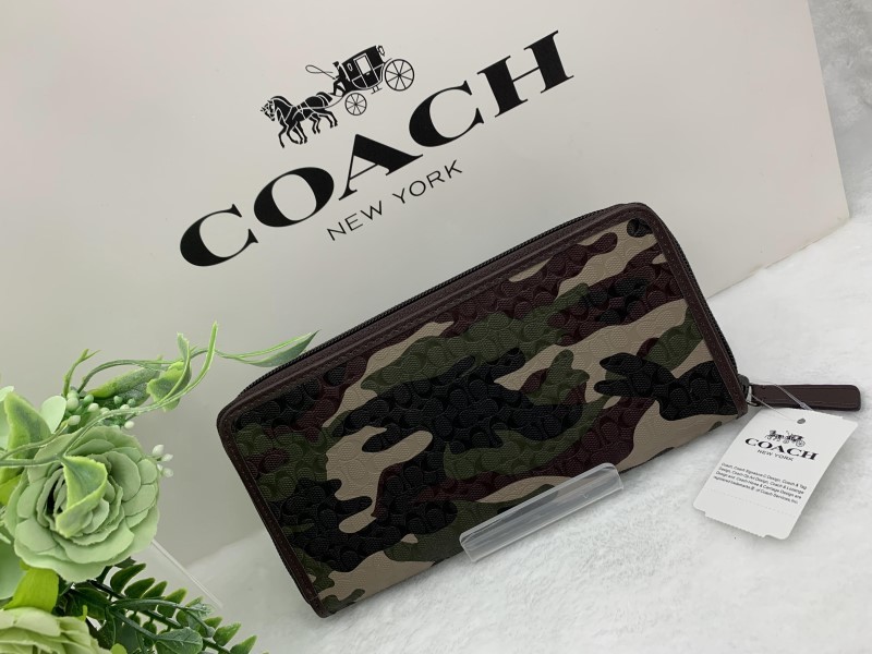 長財布 COACH コーチ 迷彩 メンズ 財布 カモフラージュ ラウンドファスナー シグネチャー 新品 - 迷彩柄 メルカリ 2026年最新コーチ+迷彩+財布の人気アイテム マルチ レザー)