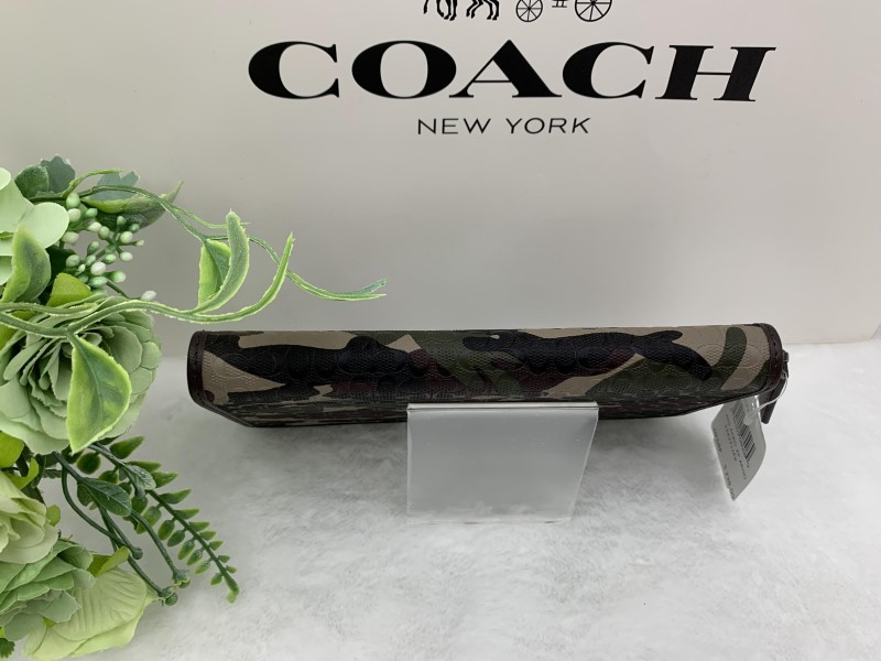 長財布 COACH コーチ 迷彩 メンズ 財布 カモフラージュ ラウンドファスナー シグネチャー 新品 - 迷彩柄 メルカリ 2026年最新コーチ+迷彩+財布の人気アイテム マルチ レザー)